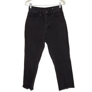Thrills Black Organic Cotton Jude Slouchy Relaxed Fit Straight Leg Jeans Size 26